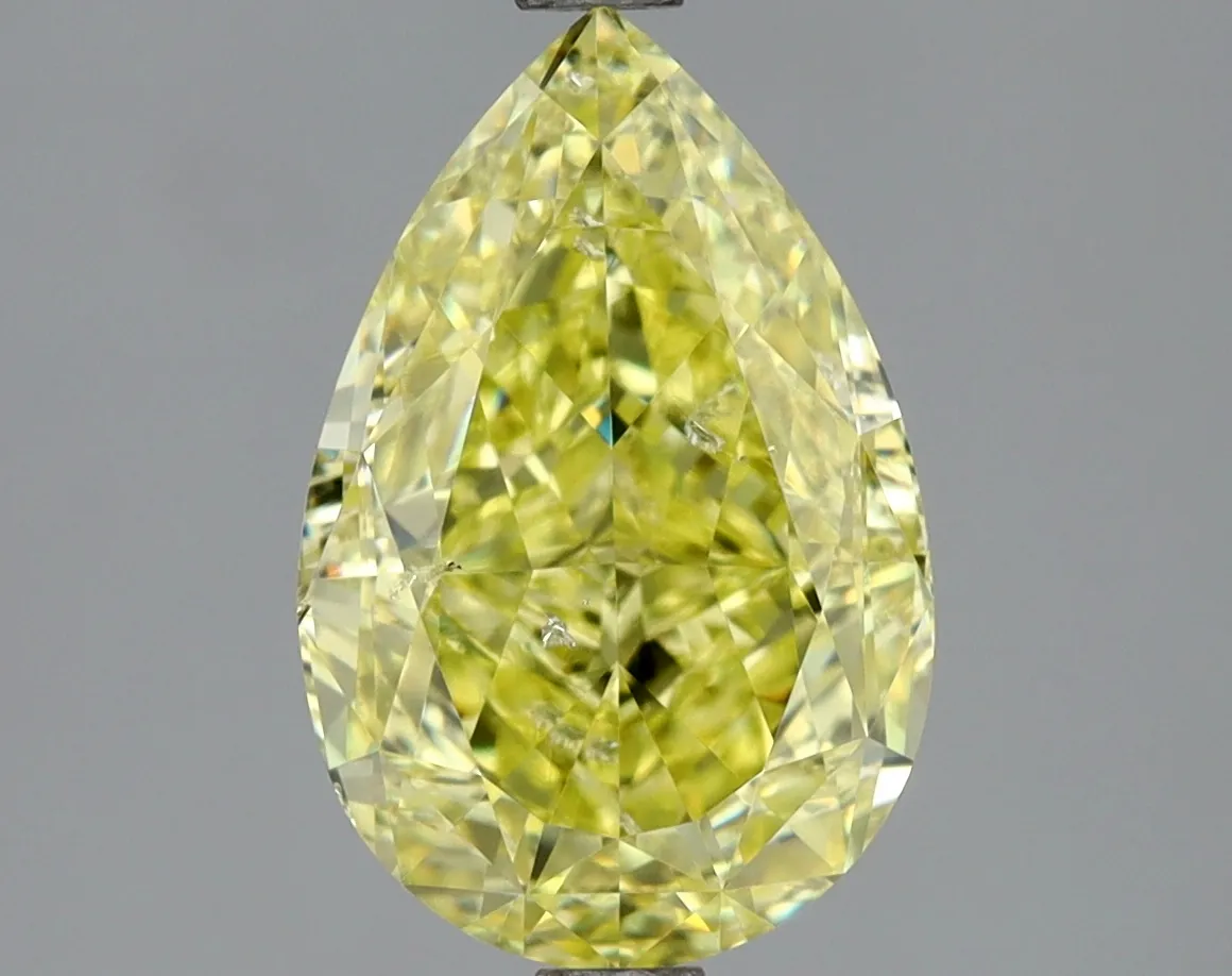 Pear 2.52 Yellow SI2 MED