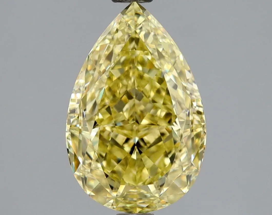 Pear 2.29 Yellow VVS1 FNT