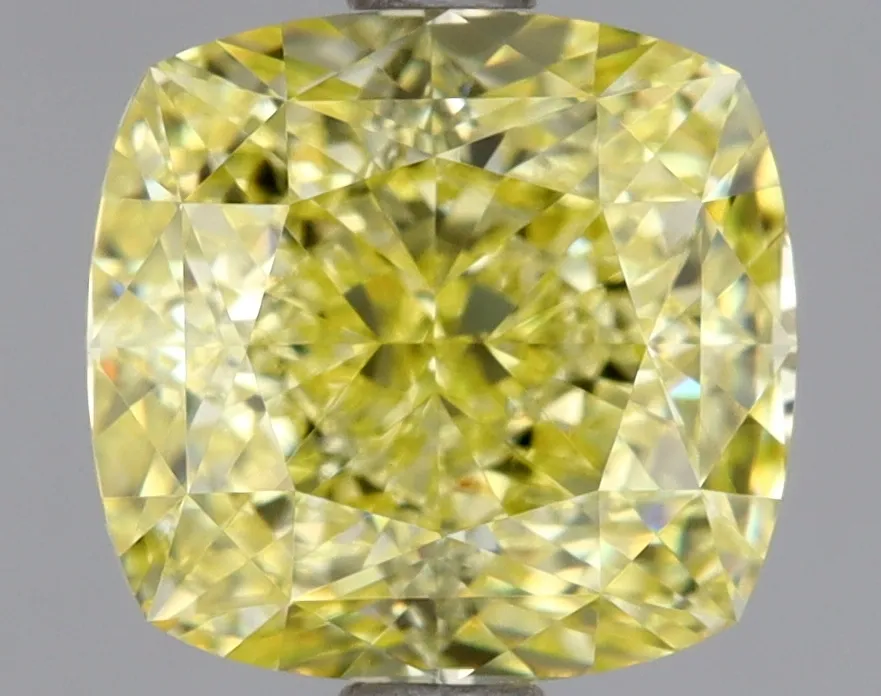 Cushion Brilliant 2.02 Yellow VVS2 NON
