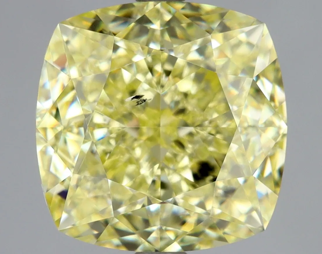 Cushion Brilliant 5.03 Yellow SI2 NON